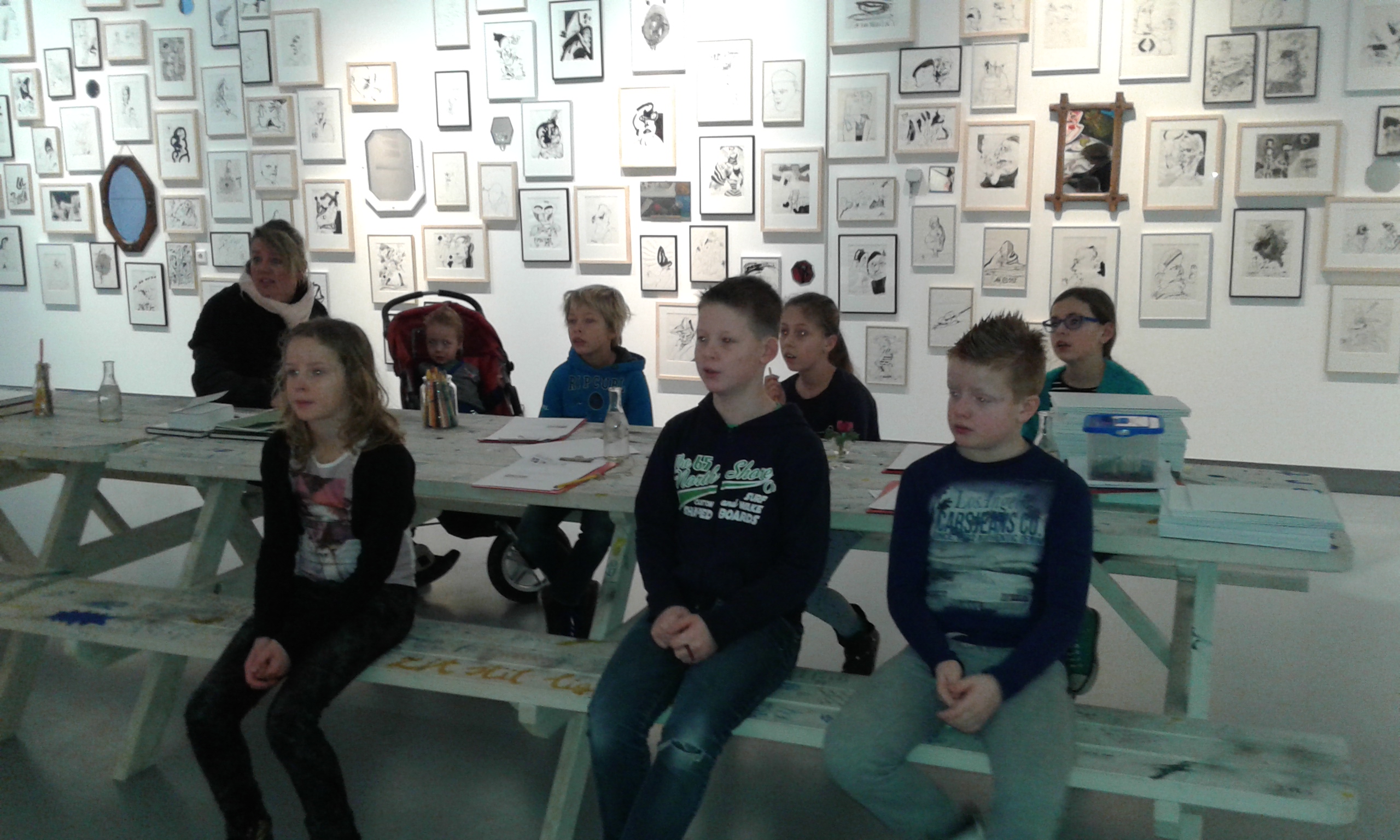 Groep 6 naar Lucebert in Bergen