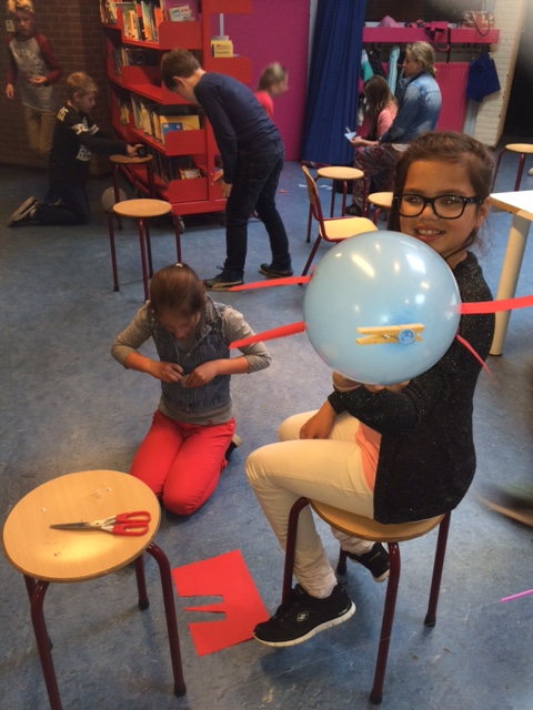 Techniekles in groep 7: