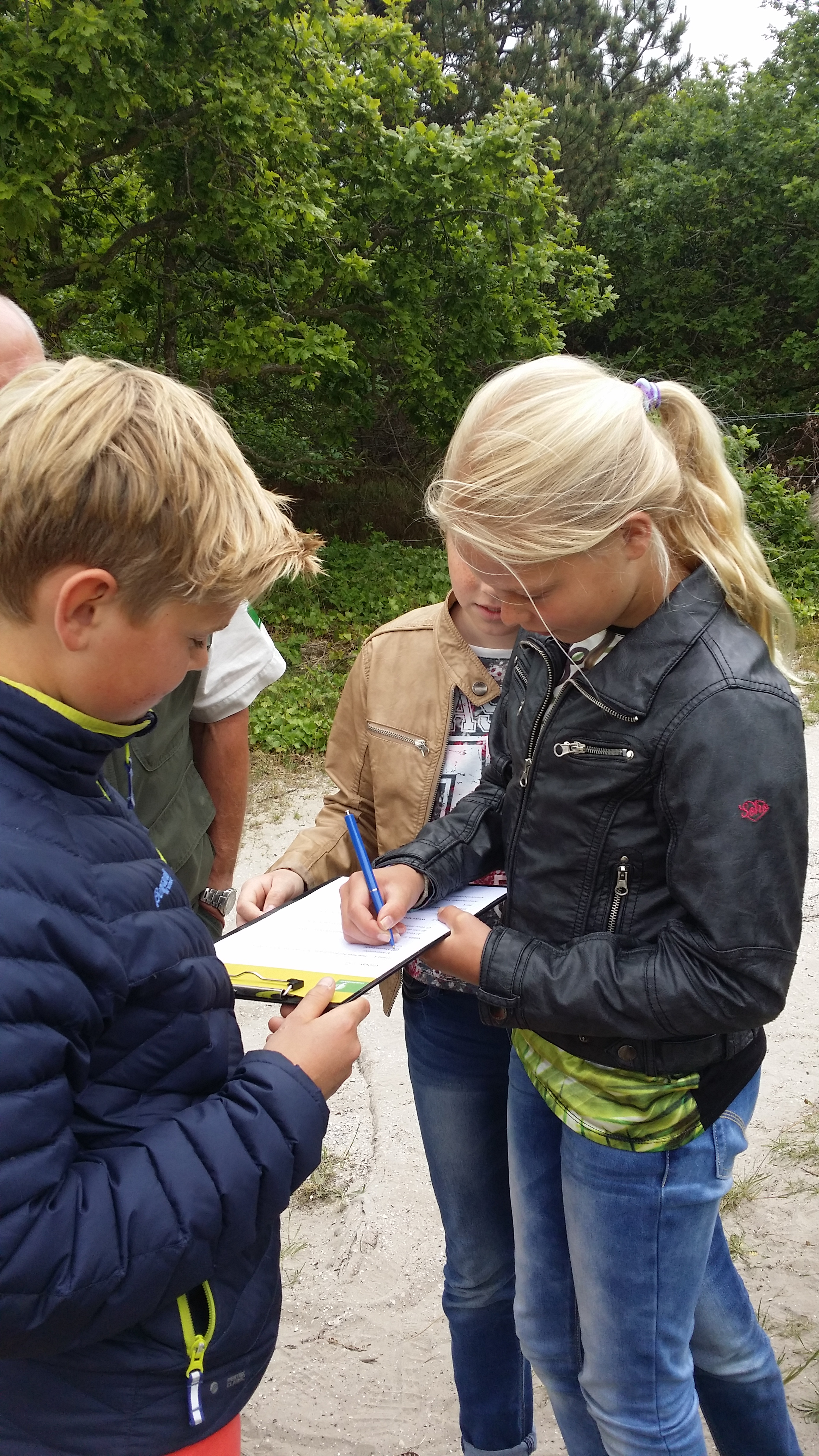 juffenmiddag groep 7 met Staatsbosbeheer