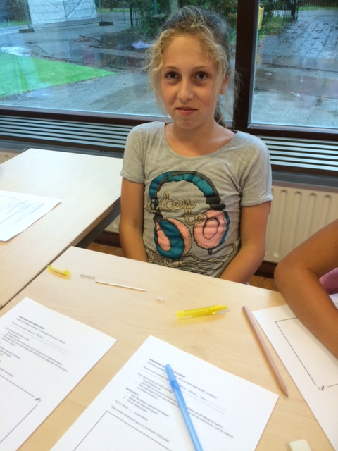 De balpen in groep 7