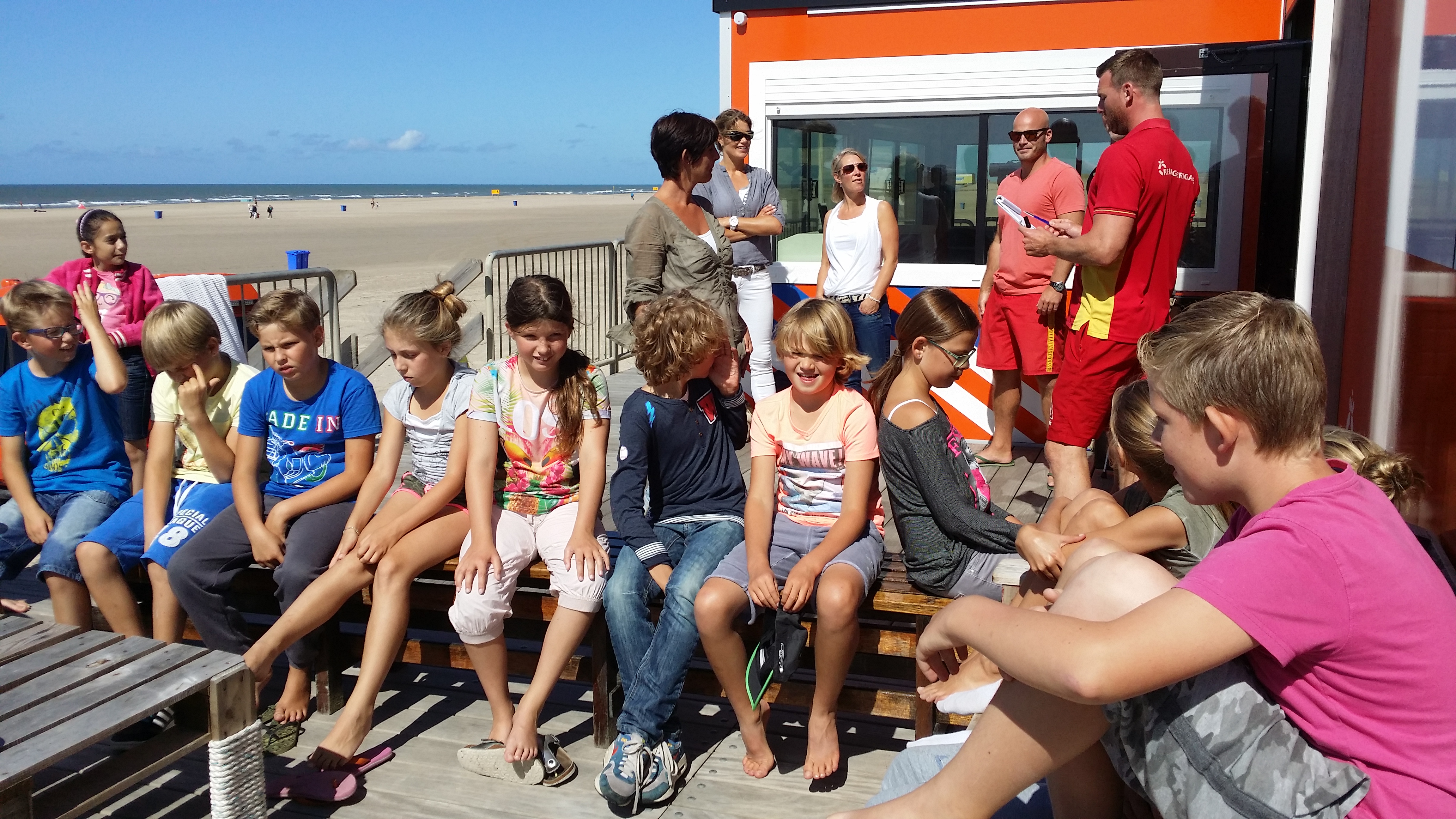 groep 7 naar de Reddingsbrigade