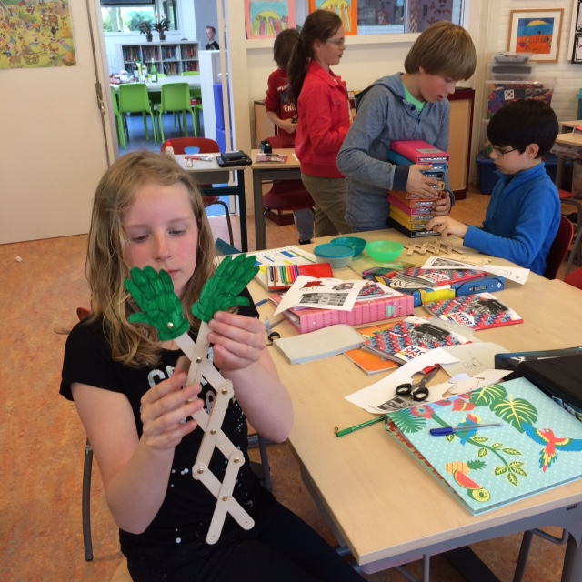 Techniekles in groep 7: