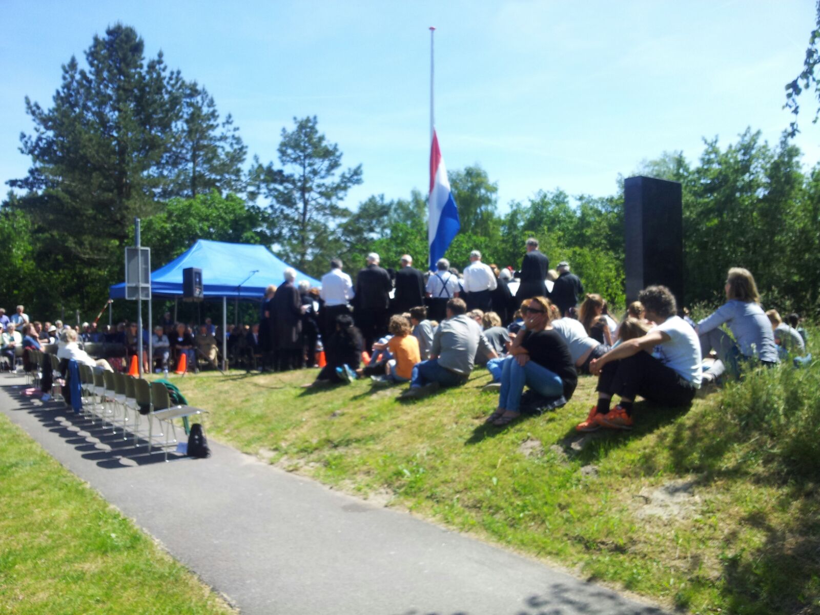 groep 7 en herdenking Kamp Schoorl