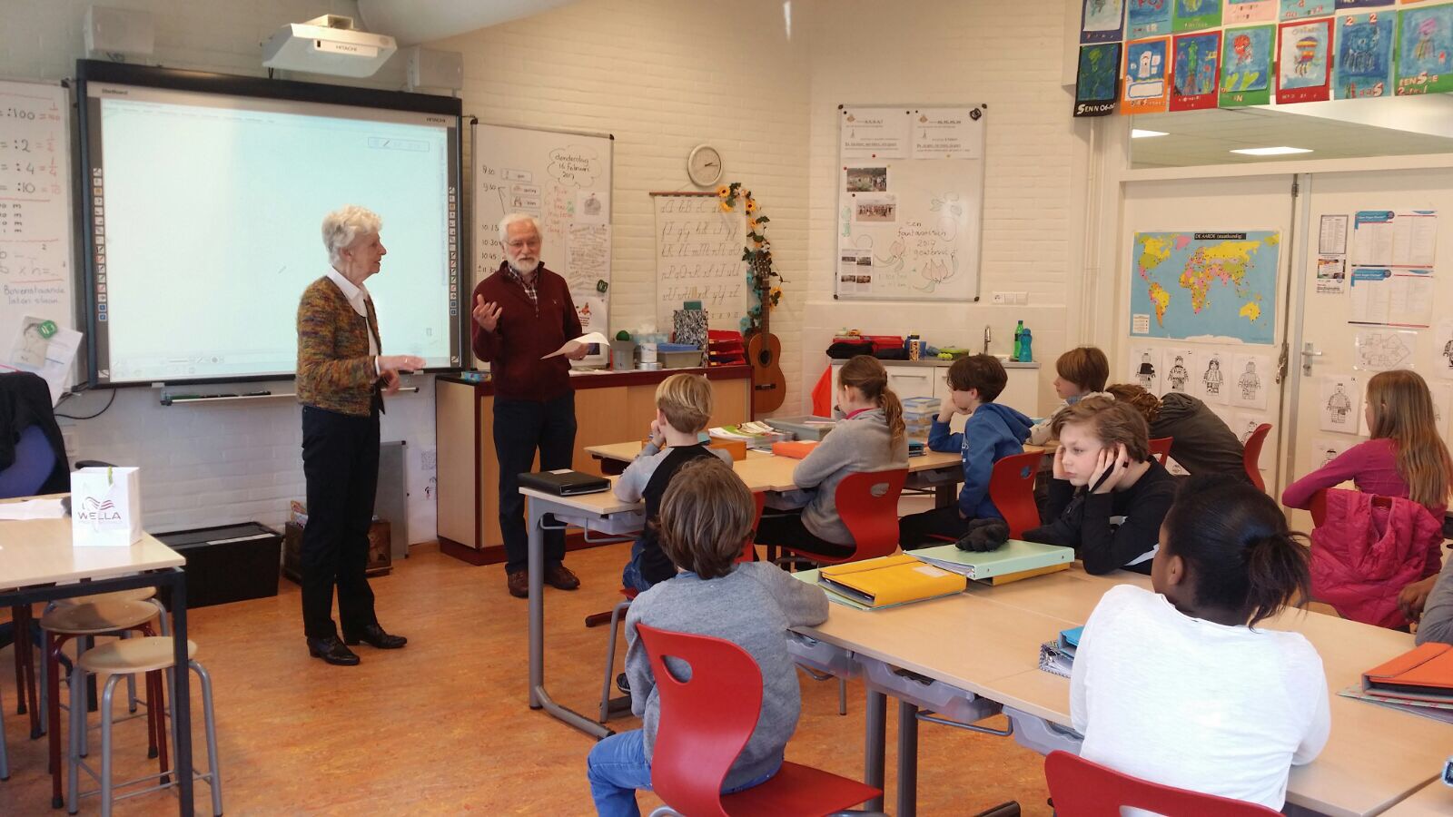 groep 7 en de gastles "doof"