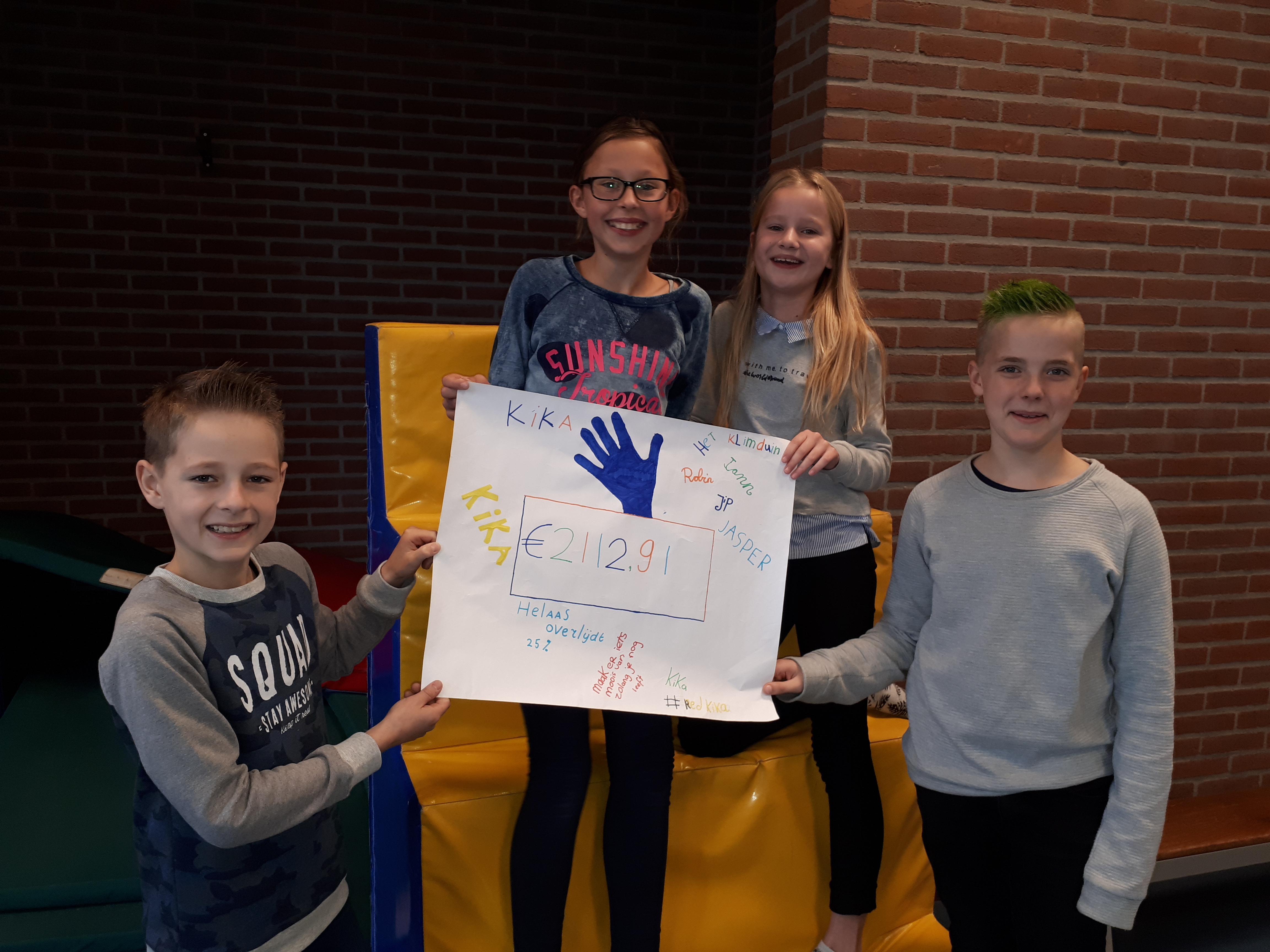 Uitslag van de Kikasponsorloop