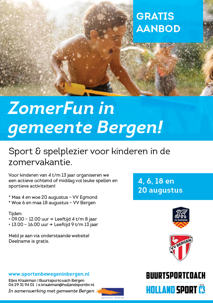 Activiteiten in de zomer!